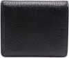 Maison Margiela Women's Pebbled Calf Leather Bi Fold Wallet In Black