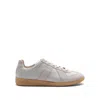 Maison Margiela Replica Leather Sneakers In Anisette