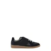 Maison Margiela Replica Suede Sneakers In H9966 Black