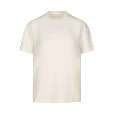 Maison Margiela Women's Reverse Logo T-shirt In Ivory