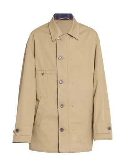 Maison Margiela Women's Reversible Short Trench Coat In Neutral
