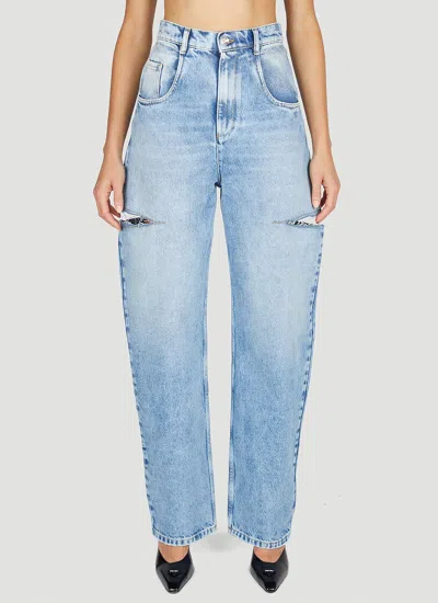 MAISON MARGIELA MAISON MARGIELA WOMEN RIPPED JEANS