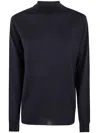 Maison Margiela Round Neck Sweater In Blue