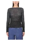 Maison Margiela Rib Knit Jumper In Black