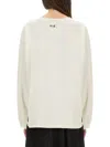 Maison Margiela Women Shirt With Printed Logo In Neutral