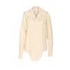 Maison Margiela Pointed Collar Long Sleeves Shirt In Neutral