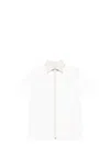 Maison Margiela Short Sleeved Layered Cotton Shirt Clothing