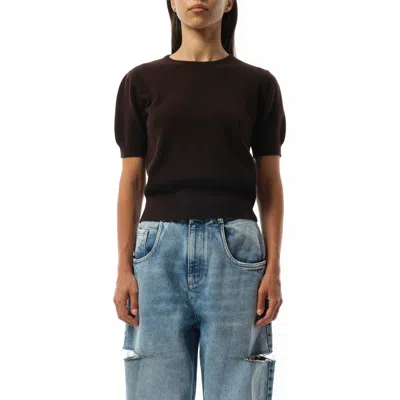 MAISON MARGIELA WOMEN'S SHORT-SLEEVED SWEATER