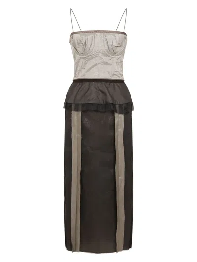 MAISON MARGIELA WOMEN'S SILK MIDI DRESS
