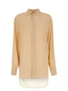 Maison Margiela Woman Skin Pink Crepe Shirt