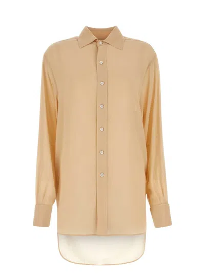 MAISON MARGIELA WOMEN'S SKIN CREPE SHIRT