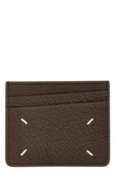 Maison Margiela Women Slim Card Holder In Brown
