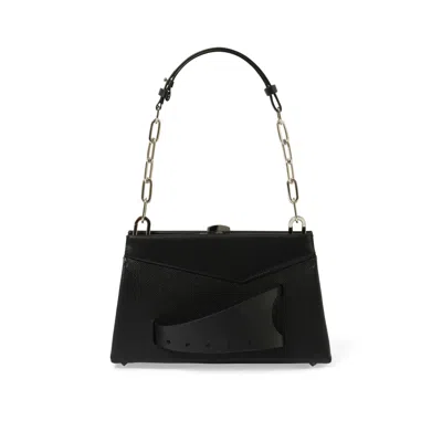 Maison Margiela Women's Snatched Small Shoulder Clutch Bag In Black