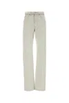 Maison Margiela Elevated Denim Straight-leg Jeans In Gray