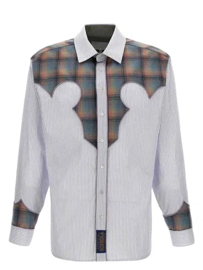 Maison Margiela Women's Striped Shirt In White