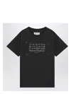 Maison Margiela Stamp Logo T-shirt In Black