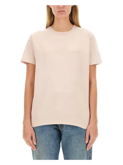 MAISON MARGIELA WOMEN'S T-SHIRT WITH LOGO