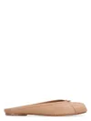 Maison Margiela Split Toe Leather Mules In Skin