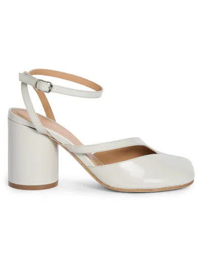 Maison Margiela Tabi Split-toe Glossed Leather Pumps In Multi