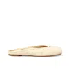 Maison Margiela Tabi Calf Leather Flat Mules In Neutral