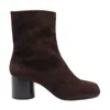 Maison Margiela 80mm Tabi Suede Ankle Boots