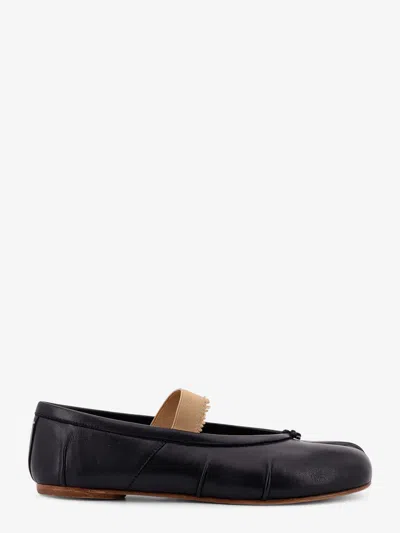 Maison Margiela Women Tabi Leather Ballerinas In Multi