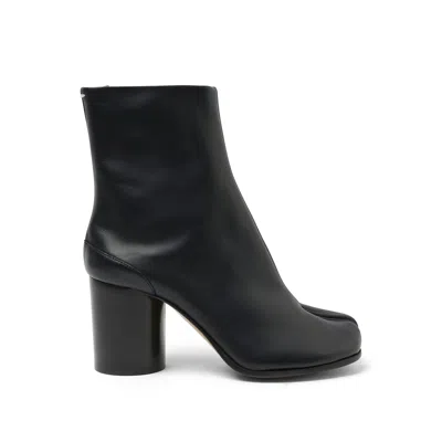 MAISON MARGIELA WOMEN'S TABI LEATHER BOOTS 8CM HEEL