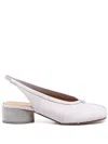 Maison Margiela Leather Slingback Tabi Flats