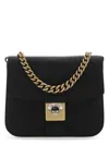 Maison Margiela Women's Two-tone Leather And Cotton New Lock Square Handbag | Sb3wg0007p4773 Color T8013