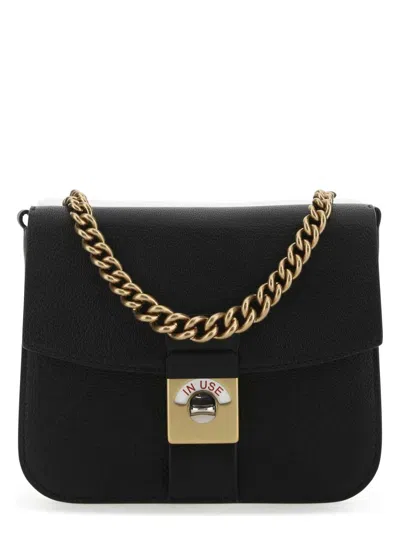 Maison Margiela Women's Two-tone Leather And Cotton New Lock Square Handbag | Sb3wg0007p4773 Color T8013