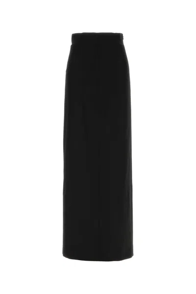 Maison Margiela Women's Virgin Wool Skirt In Black