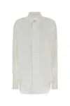 Maison Margiela White Regular Solid Shirt In White