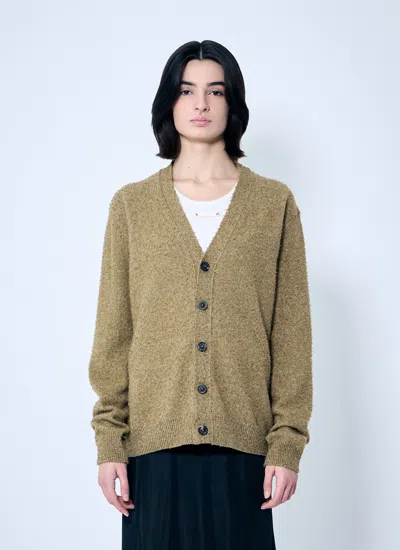 Maison Margiela Women Wool-blend Cardigan In Beige