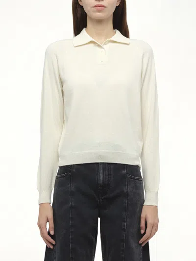 Maison Margiela Women's Wool Polo Shirt