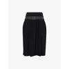 Maison Margiela Anonymity Of The Lining Midi Skirt In Black