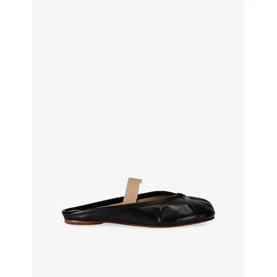 MAISON MARGIELA WOMENS MAISON MARGIELA TABI SPLIT-TOE BAND LEATHER BALLET FLATS