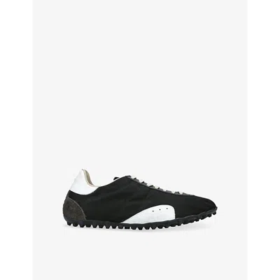 MAISON MARGIELA WOMENS MAISON MARGIELA SPRINTERS BRANDED WOVEN LOW-TOP TRAINERS