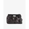 Maison Margiela Womens Black Glam Slam Classique Medium Leather Shoulder Bag In Black
