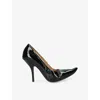 Maison Margiela Black Loved To Death Heels In Black