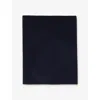 Maison Margiela Four-stitch Wool Neck Warmer In Navy