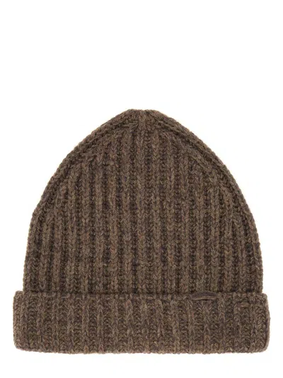 MAISON MARGIELA MAISON MARGIELA WOOL AND COTTON BLEND BEANIE