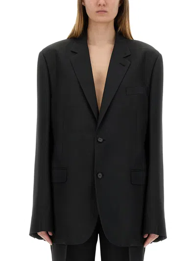 MAISON MARGIELA WOOL AND MOHAIR BLAZER