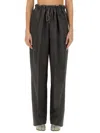 Maison Margiela Wool And Mohair Pants Unisex In Beige
