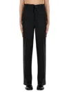 Shop Maison Margiela Wool And Mohair Pants In Black
