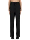 Maison Margiela Wool And Mohair Pants In Black