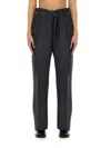 Maison Margiela Wool And Mohair Pants Unisex In Grey