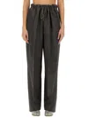 Maison Margiela Wool And Mohair Pants Unisex In Gray