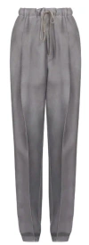 Maison Margiela Wool And Mohair Trousers In Gray