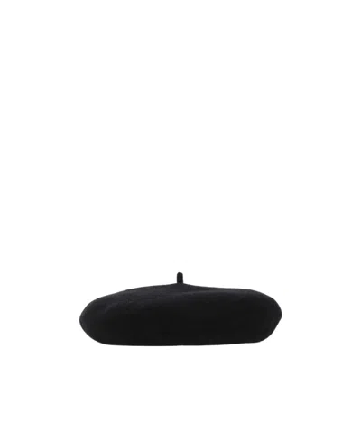 Maison Margiela Wool Beret In Black