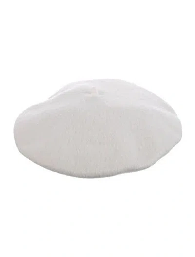 Pre-owned Maison Margiela Wool Beret Hat W/tags In Neutrals